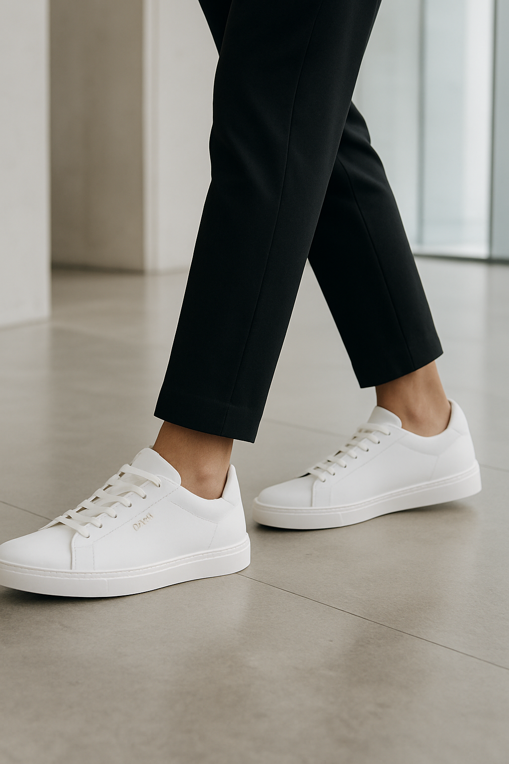 Nordlys sneaker på brosten